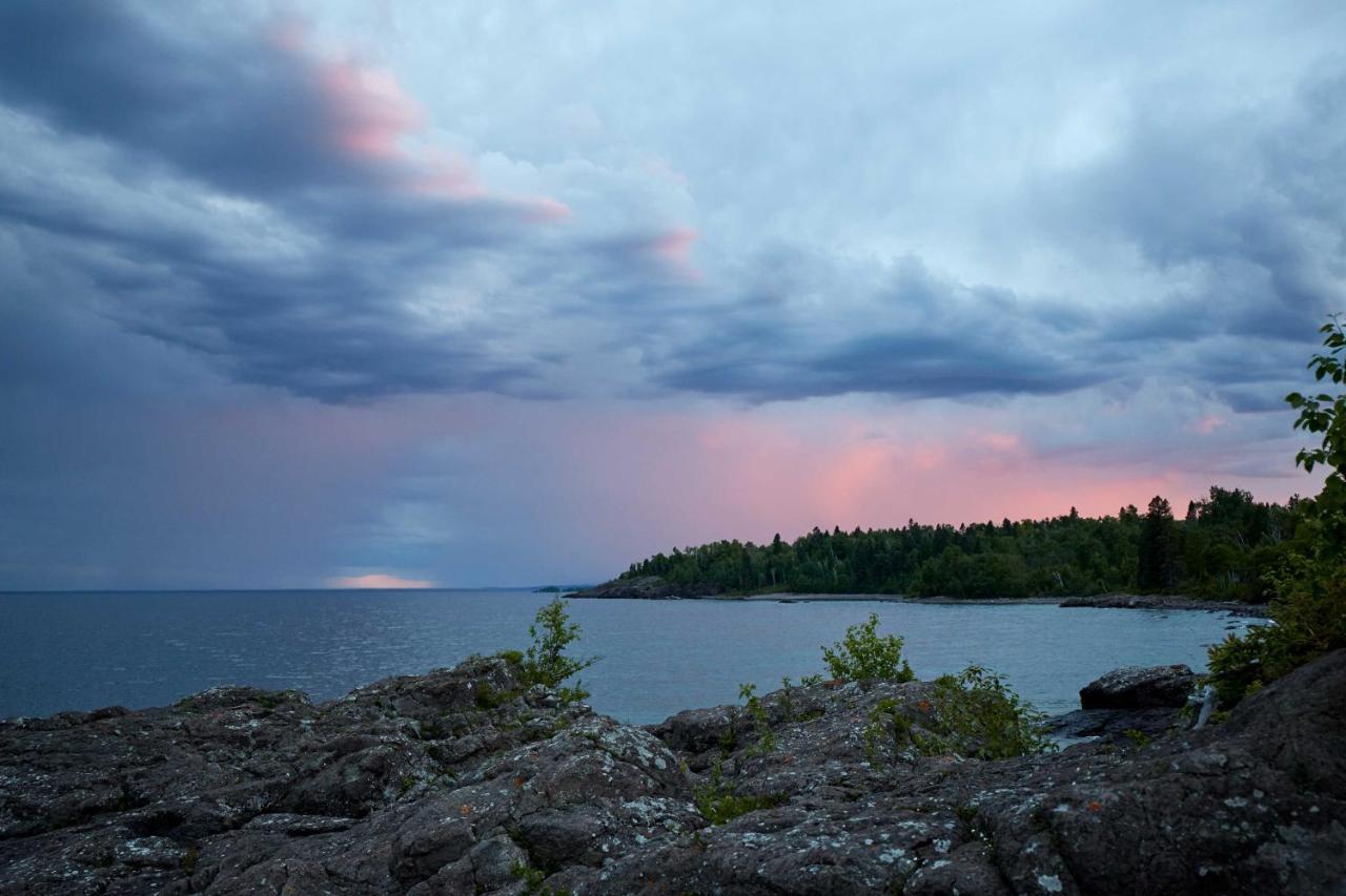 Reflections Cabin On Lake Superior - Near Lutsen Schroeder Exterior foto